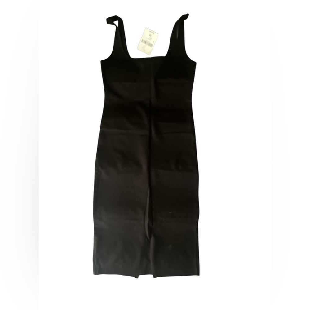 Black Knit Bodycon Dress